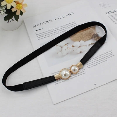 Pearl Designer Leather Belt